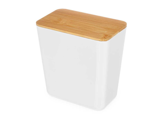 Kinvara Tarro Rectangular Bajo Blanco 1L 13.3x13.7x8.3 cm (Set de 12)