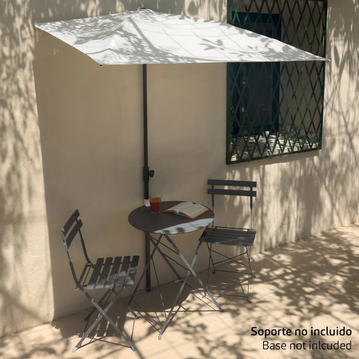 Aktive Sombrilla de Jardín 160x100cm Poliéster