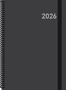 Ingraf Agenda 2026 Paris 356556 Semana Vista 15x21 Negro Espiral Castellano
