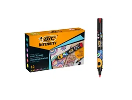BIC Rotuladores Acrílicos Intensity Paint Surtidos (Caja de 12)