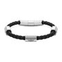 Police Skive Bracelet Full Black Leather 19cm Negro