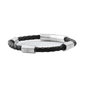 Police Skive Bracelet Full Black Leather 19cm Negro