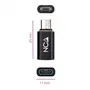 Nano Cable Adaptador 10.02.0014 MicroUSB Macho - USB Tipo-C Hembra Negro Carga y Datos