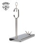 Gourmet Kitchen Jamonero metálico 40 x 16,5 x 42 cm