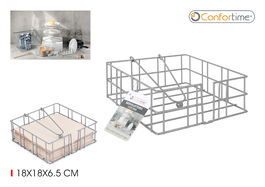 Confortime Servilletero Cocina Grey 18.4 x 6.6 cm (12 Unidades)