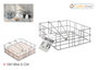 Confortime Servilletero Cocina Grey 18.4 x 6.6 cm (12 Unidades)
