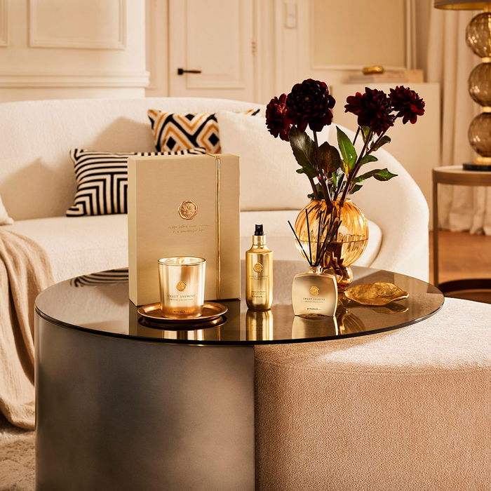 Rituals Private Collection Sweet Jasmine Set Regalo 3 Piezas Vela Perfumada 360gr + Mini Difusor 100ml + Perfume Hogar 200ml