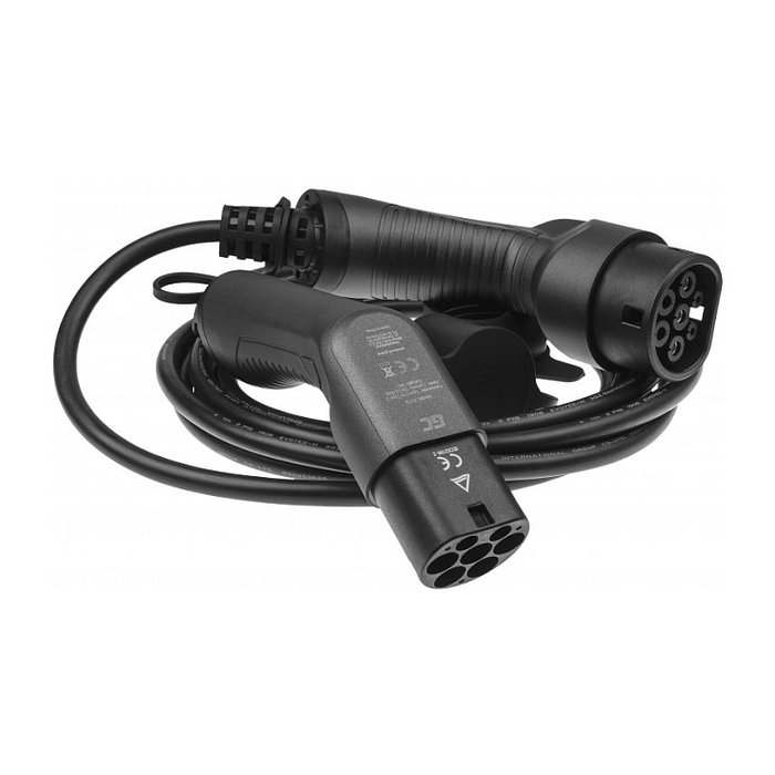 Green Cell EV13 Cable de carga para vehículo eléctrico Tipo 2, 3,6 kW, 16 A, 5 m, Negro