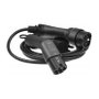 Green Cell EV13 Cable de carga para vehículo eléctrico Tipo 2, 3,6 kW, 16 A, 5 m, Negro