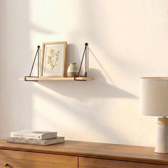 Estante Max Home Hierro Madera MDF 30 X 20 X 14,5 CM (6 Unidades) Estante Max Home Hierro Madera MDF 30 X 20 X 14,5 CM (6 Unidades)