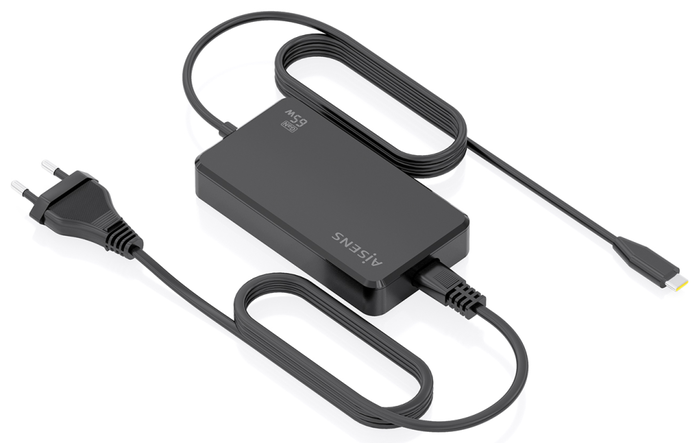 AISENS Cargador de Sobremesa GaN 65W USB-C PD3.0 Negro AISENS Cargador de Sobremesa GaN 65W USB-C PD3.0 Negro