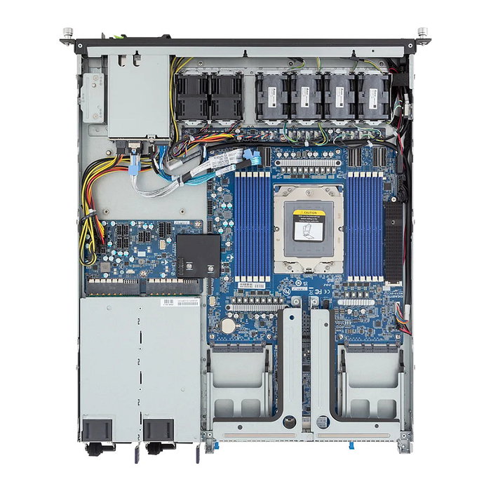 Gigabyte E163-Z34-AAH1 1U AMD EPYC 9005/9004 2x2.5 inch 2x1300W Server Barebone