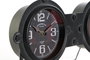 DKD Home Decor Reloj Sobremesa Vintage Negro Dorado Hierro Cristal 7 x 20 x 38 cm