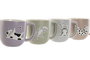 DKD Home Decor Taza Scandi Azul Rosa 9.4 x 9.4 x 13 cm (12 Unidades) 410ml Porcelana New Bone Gatos Apto Microondas Lavavajillas