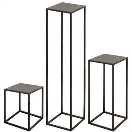 MAX HOME-SET 3MESAS NEGRAS MET