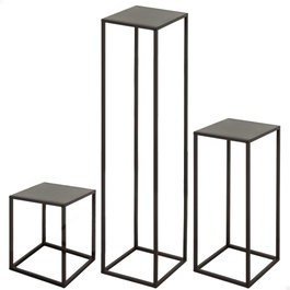 MAX HOME-SET 3MESAS NEGRAS MET