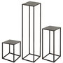 MAX HOME-SET 3MESAS NEGRAS MET