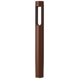 Baliza LED Exterior Fredericksburg 90cm 10W 220VAC 3000K Marrón Óxido