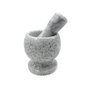 Inde Mortero de Mármol Blanco para Cocina y Especias, 11.5 cm Largo x 11.4 cm Ancho x 16.6 cm Alto (12 Unidades)