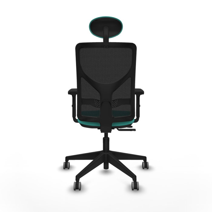 PIQUERAS Y CRESPO Silla de oficina Motilla con mecanismo Sincro/Traslack, Turquesa y Negro PIQUERAS Y CRESPO Silla de oficina Motilla con mecanismo Sincro/Traslack, Turquesa y Negro