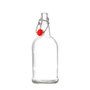 La Mediterranea Botella de 1000 ml con Tapón Hermético (Pack de 12)