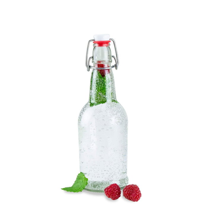 La Mediterranea Botella de 1000 ml con Tapón Hermético (Pack de 12) La Mediterranea Botella de 1000 ml con Tapón Hermético (Pack de 12)