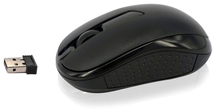 Ewent EW3223 Ratón Inalámbrico Óptico 1000 DPI Negro