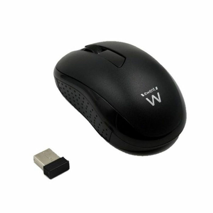 Ewent EW3223 Ratón Inalámbrico Óptico 1000 DPI Negro