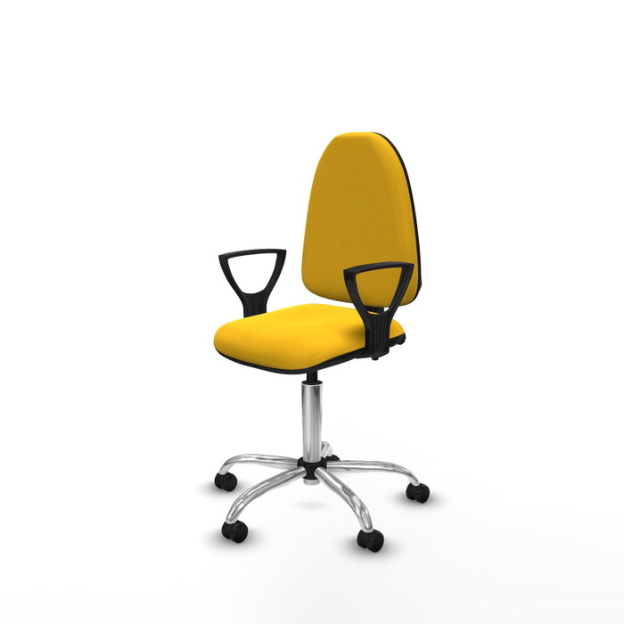 PIQUERAS Y CRESPO Silla de oficina Aýna Amarillo con Similpiel PIQUERAS Y CRESPO Silla de oficina Aýna Amarillo con Similpiel