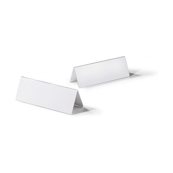 Durable Placas de identificación de escritorio transparentes 29.7 cm x 10.5 cm Durable Placas de identificación de escritorio transparentes 29.7 cm x 10.5 cm