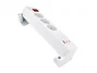 Equip Regleta 245556 con 3 Tomas Schuko, 2xUSB-C y 1xUSB-A, Blanco