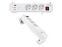 Equip Regleta 245556 con 3 Tomas Schuko, 2xUSB-C y 1xUSB-A, Blanco