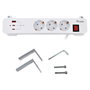 EQUIP Regleta de enchufes 245556 con 3 salidas AC, 2 USB-C y 1 USB-A
