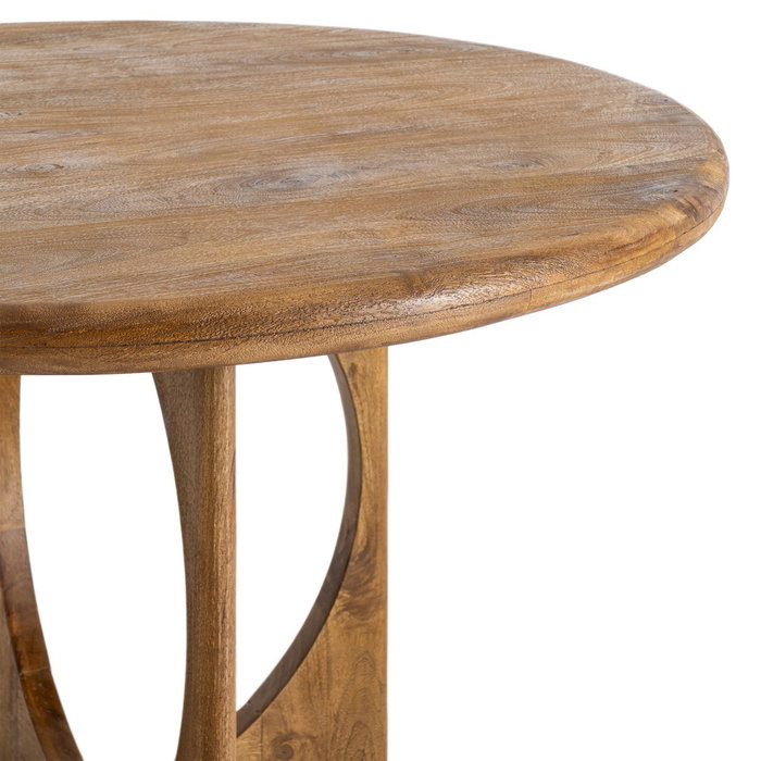 Ixia Mesa de Comedor Madera de Mango Miel 125 x 125 x 76 cm