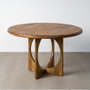Ixia Mesa de Comedor Madera de Mango Miel 125 x 125 x 76 cm