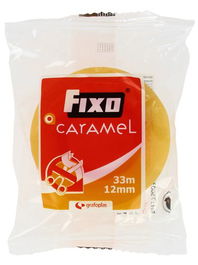 Cinta Adhesiva Fixo Caramel Rollo 33X12 (Set de 24)