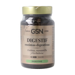 GSN Digestif 50 comprimidos Enzimas Digestivas Complejo Multi Enzimático