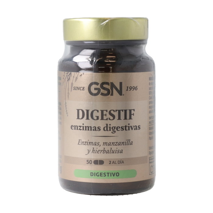 GSN Digestif 50 comprimidos Enzimas Digestivas Complejo Multi Enzimático GSN Digestif 50 comprimidos Enzimas Digestivas Complejo Multi Enzimático