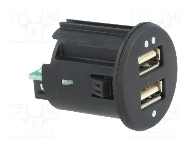 PER.PIC. Alimentador USB con 2 puertos USB-A