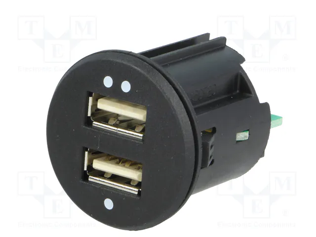 PER.PIC. Alimentador USB con 2 puertos USB-A