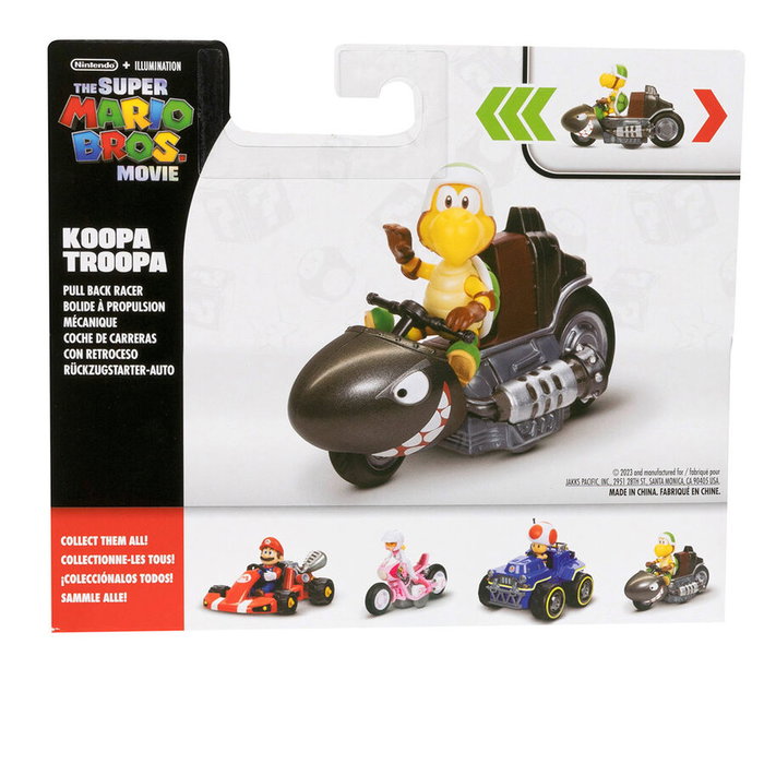 JAKKS PACIFIC Figura Koopa Troopa Kart La Pelicula Mario Kart 6cm