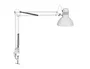 Maul Lámpara de Escritorio Metal 57W Doble Brazo Cabezal Orientable Pinza Color Blanco