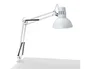 Maul Lámpara de Escritorio Metal 57W Doble Brazo Cabezal Orientable Pinza Color Blanco