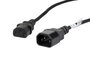 Lanberg CA-C13E-11CC-0018-BK Cable de Alimentación C13 a C14, 1,8 m, Negro