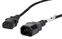 Lanberg CA-C13E-11CC-0018-BK Cable de Alimentación C13 a C14, 1,8 m, Negro
