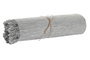 DKD Home Decor Plaid de Algodón Reciclado con Flecos Gris y Blanco 150x250 cm