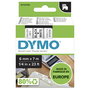 Dymo Cinta D1 Negro sobre Blanco 6mm x 7m