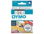 Dymo Cinta D1 Negro sobre Blanco 6mm x 7m