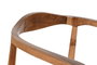 DKD Home Decor Silla de Teca y Ratán Marrón