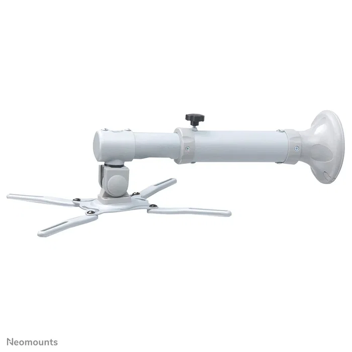 Neomounts Soporte de Pared para Proyector Universal BEAMER-W050SILVER, Ajustable, Plata, Capacidad 12 kg, Inclinación 0-90°, Rotación 360°